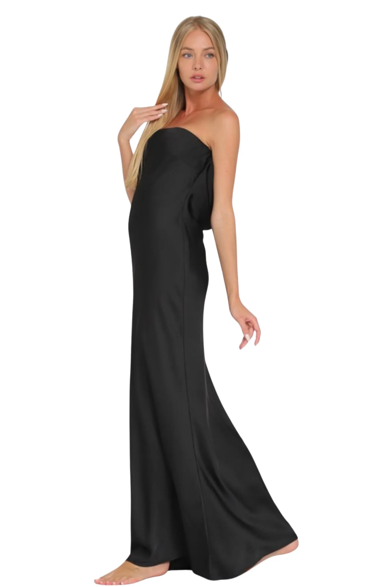 Caressa Tube Maxi Dress