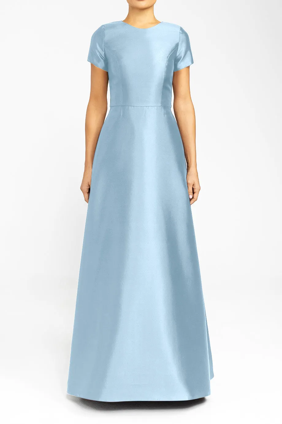 Caroline Silk and Wool A-Line Gown