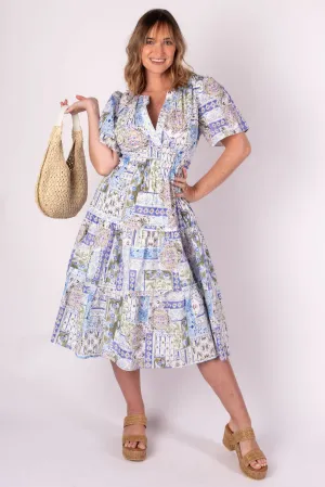 Carrie Short Sleeve Midi Dress