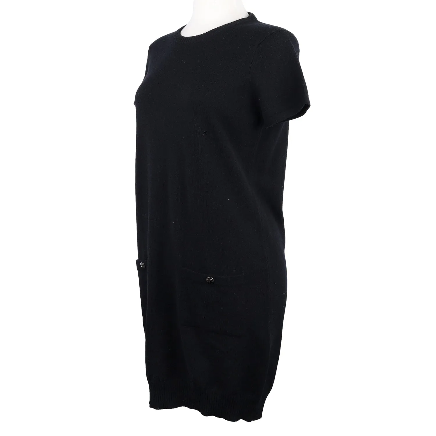 CC Button Knit Cashmere Dress 42