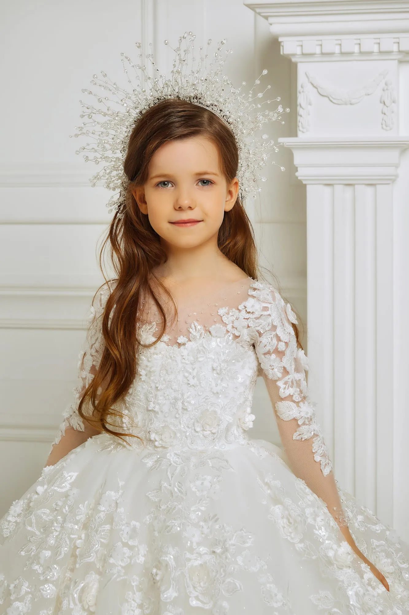 CINDY EXCLUSIVE LACE FIRST COMMUNION DRESS