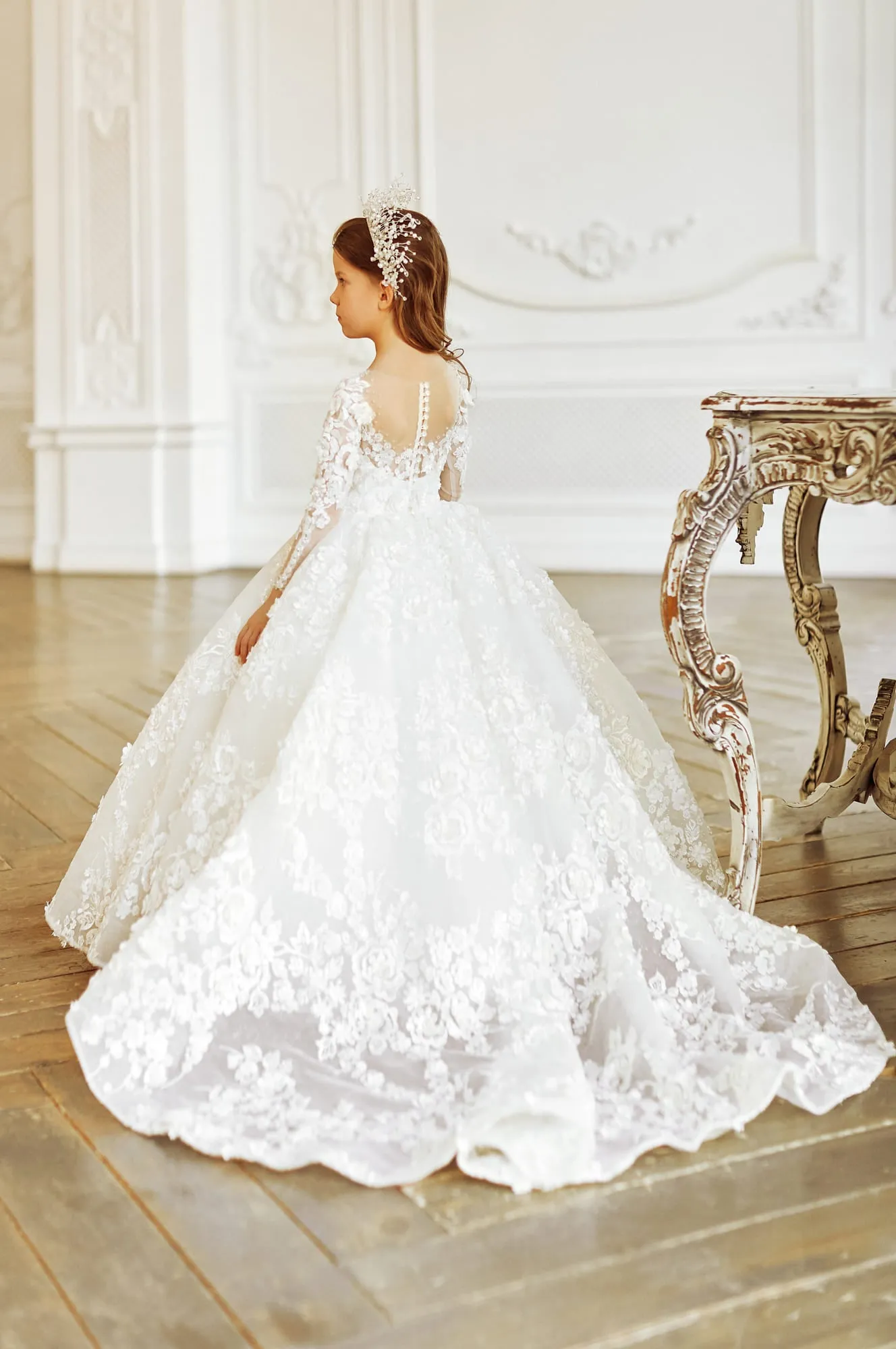 CINDY EXCLUSIVE LACE FIRST COMMUNION DRESS