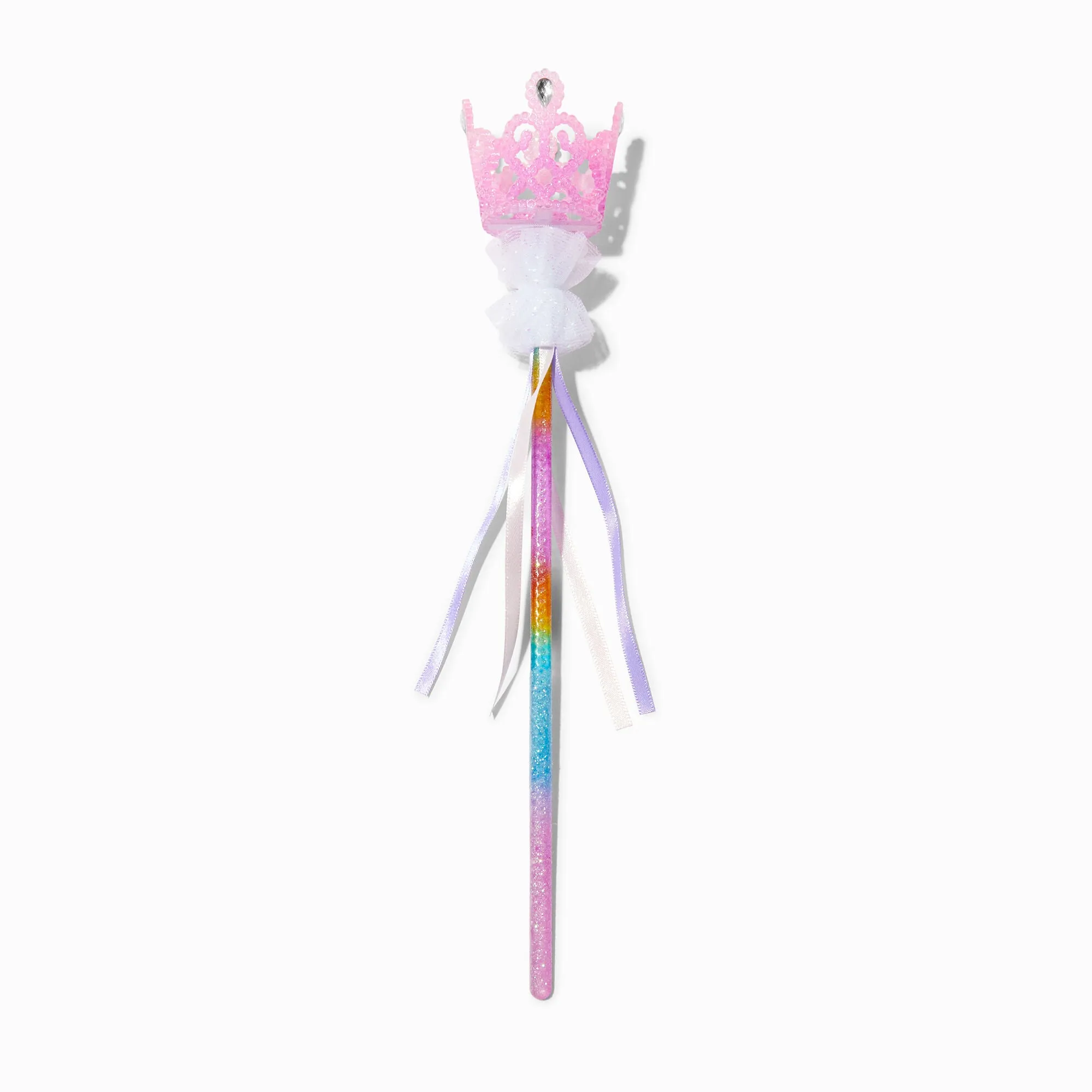 Claire's Club Pastel  Crown Glitter Wand | Pink