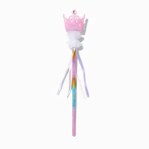 Claire's Club Pastel  Crown Glitter Wand | Pink