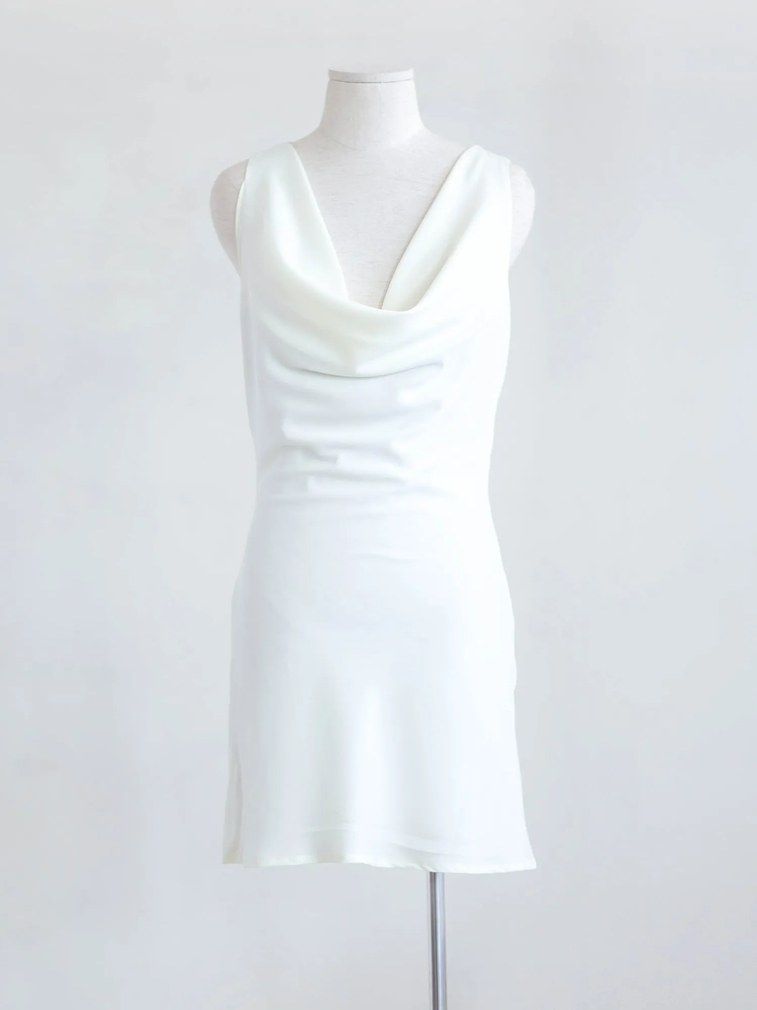 Cowl Neck Mini Dress