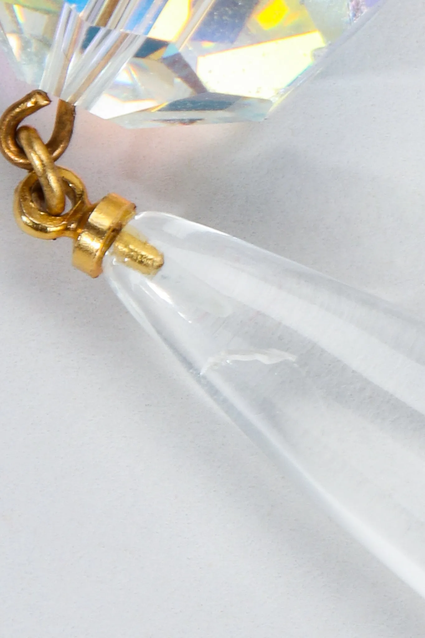 Crystal Icicle Teardrop Earrings
