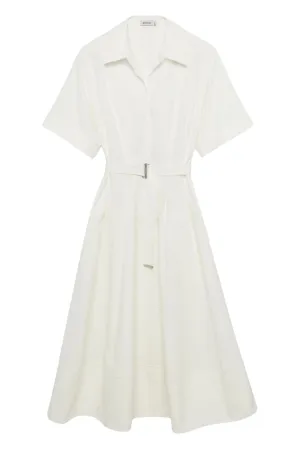 Deanna Belted Midi Dress