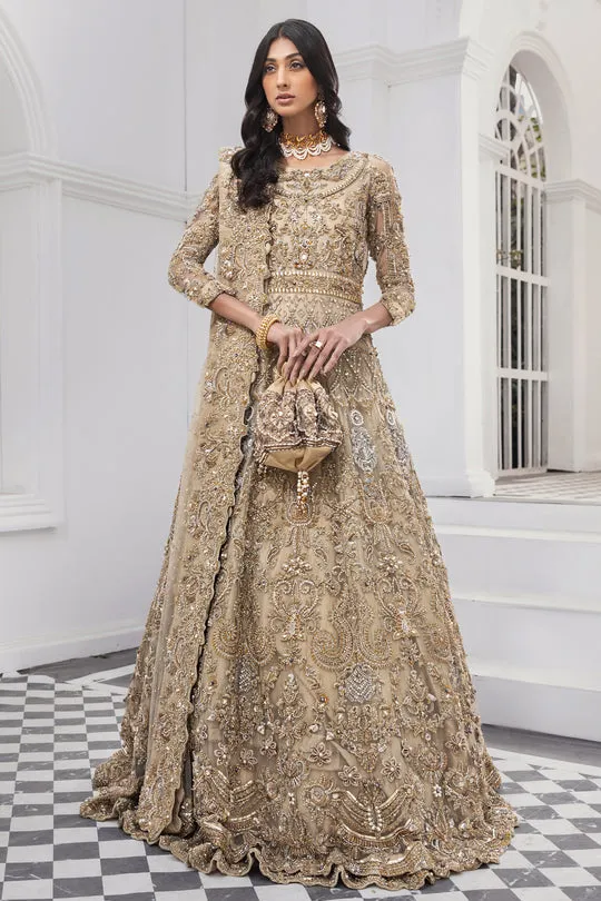 Designer Bridal Golden Lehenga for Indian Bridal Wear
