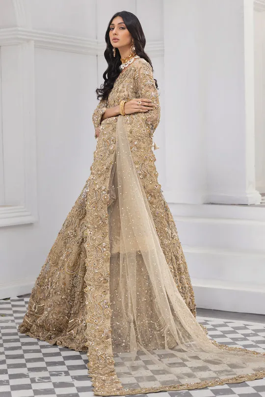Designer Bridal Golden Lehenga for Indian Bridal Wear