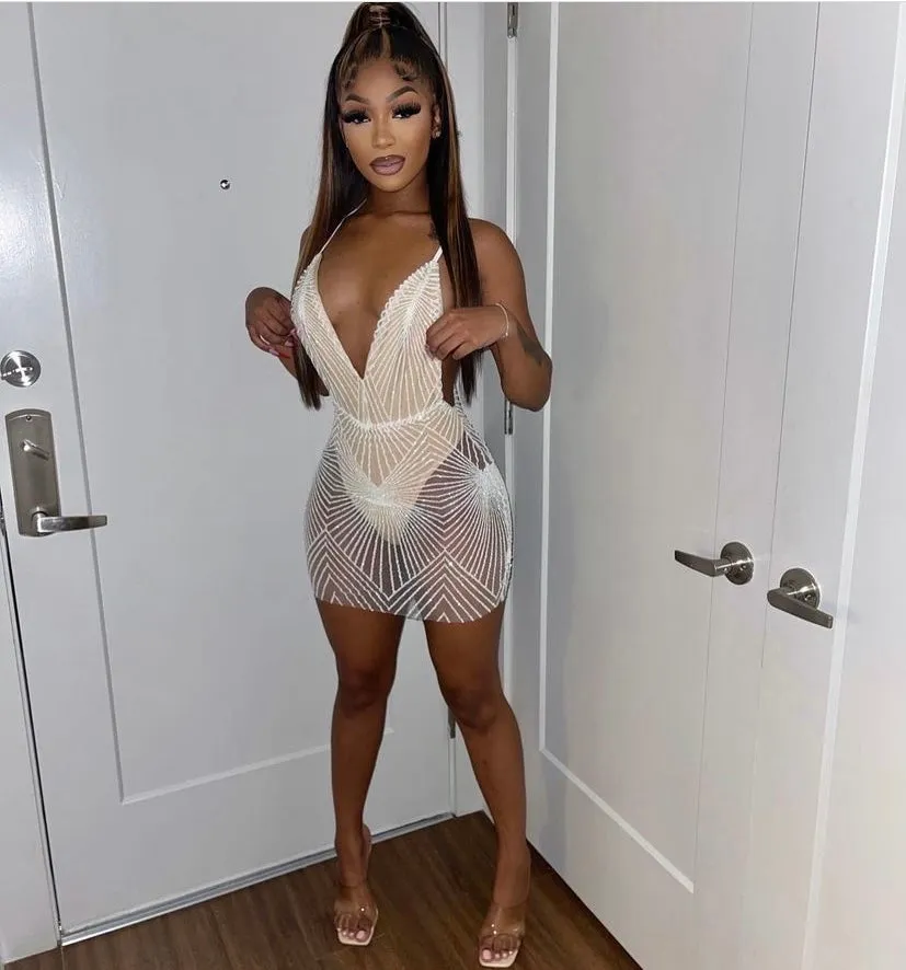 Diamond dust dress (iridescent)