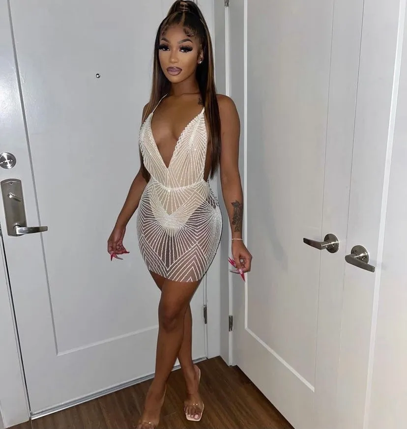 Diamond dust dress (iridescent)