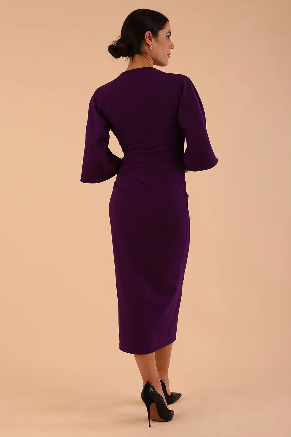 Diana Cowl Neck Pencil Dress