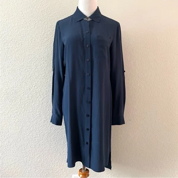 Diane von Furstenberg 100% Silk Shirt Dress
