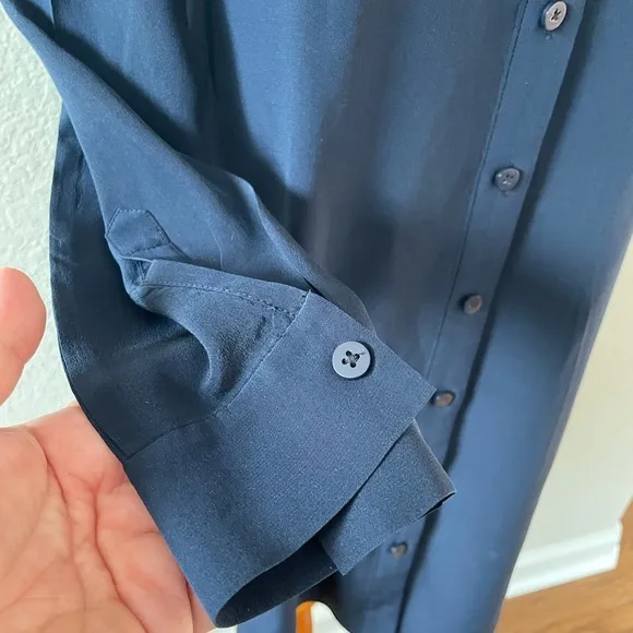 Diane von Furstenberg 100% Silk Shirt Dress