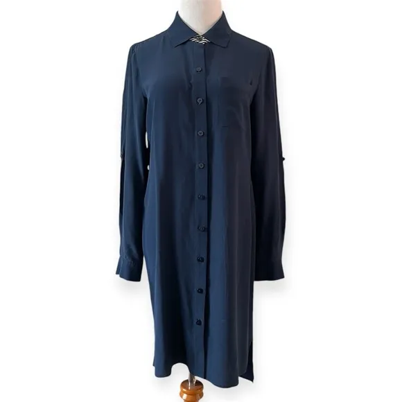 Diane von Furstenberg 100% Silk Shirt Dress