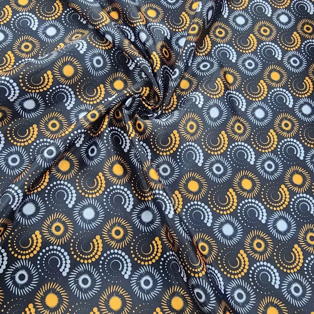 Digital Printed Duchess Satin Fabric 150 cm