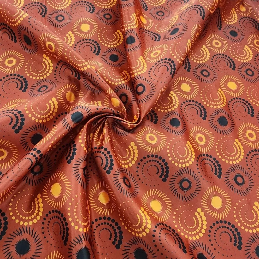 Digital Printed Duchess Satin Fabric 150 cm