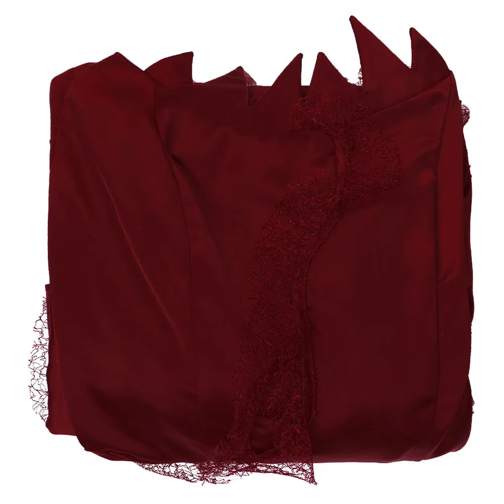 Disenchanted Giselle Cosplay Costume Red Party Dress Outfits Halloween Carnival Suit