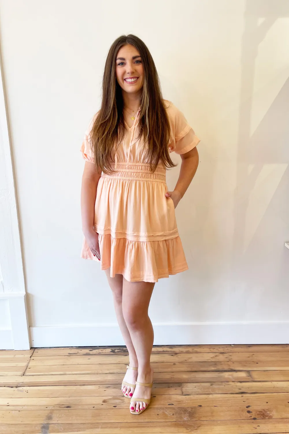 Donna Pink Sand Dress