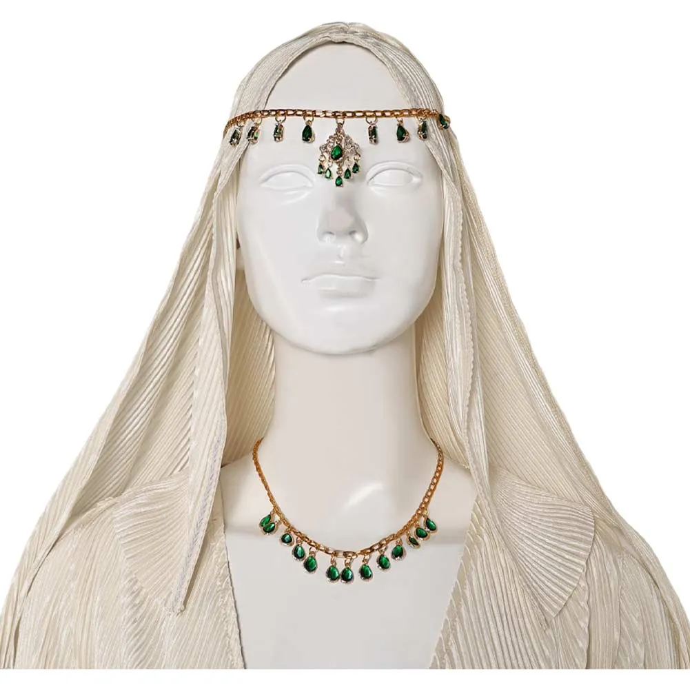 Dragon's Dogma 2 Nadinia White Dress Cosplay Costume Outfits Halloween Carnival Suit