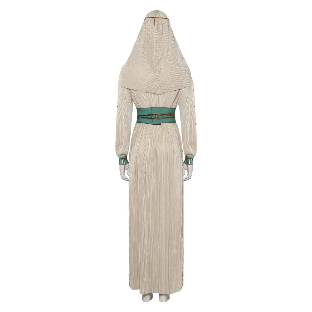 Dragon's Dogma 2 Nadinia White Dress Cosplay Costume Outfits Halloween Carnival Suit