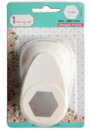 Dress My Craft 1.5" Hexagon Punch {F213}