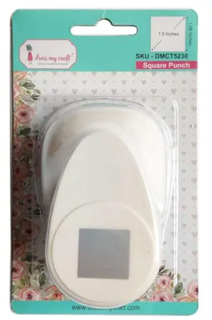 Dress My Craft 1.5" Square Punch {K107}