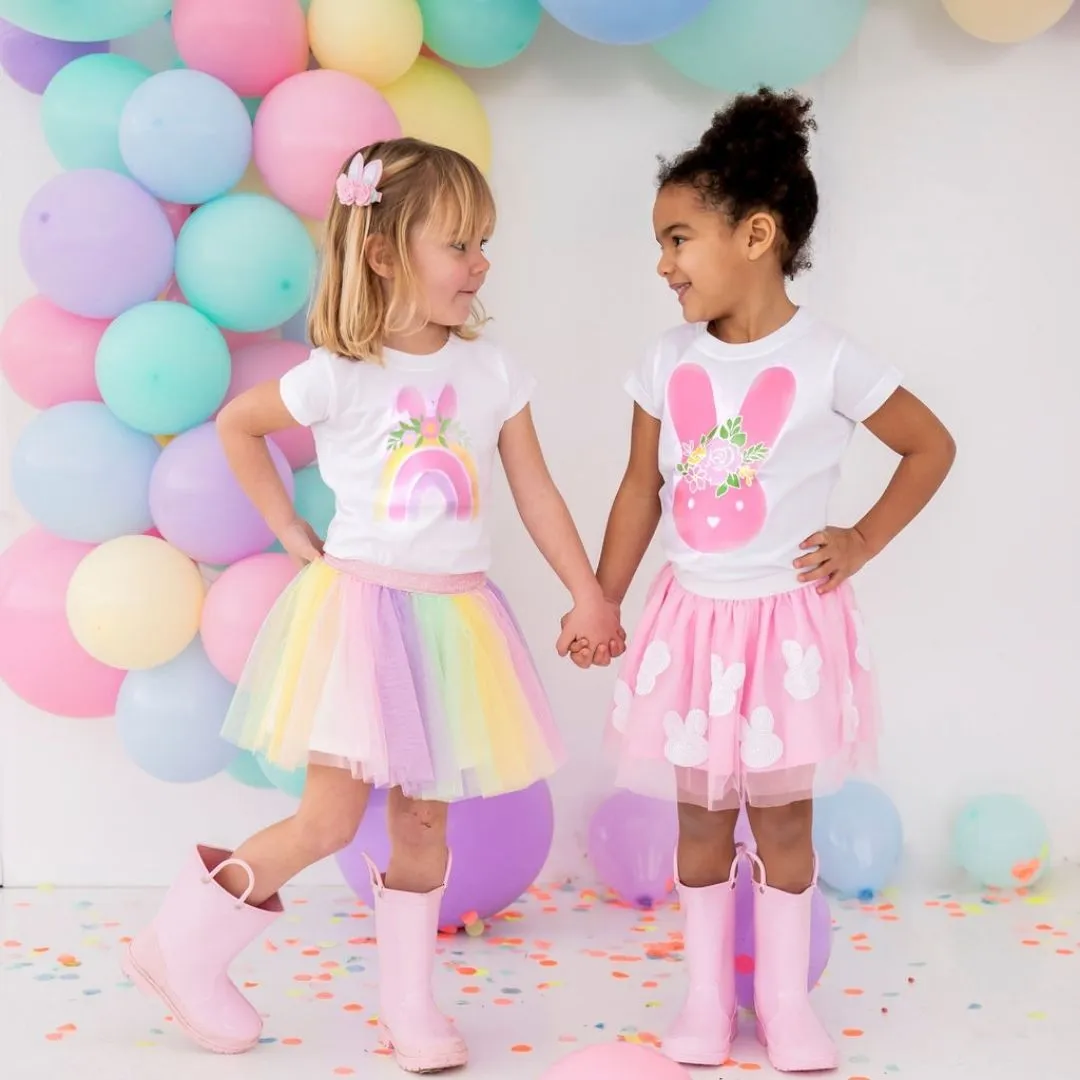 Easter Sequin Bunny Pink Tutu