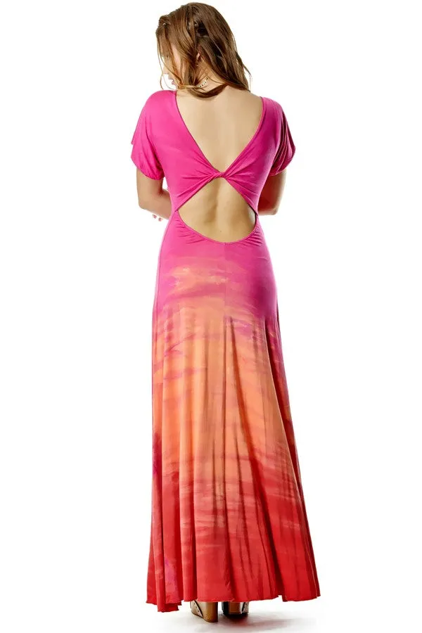 Edie Maxi Short Sleeve Dress
