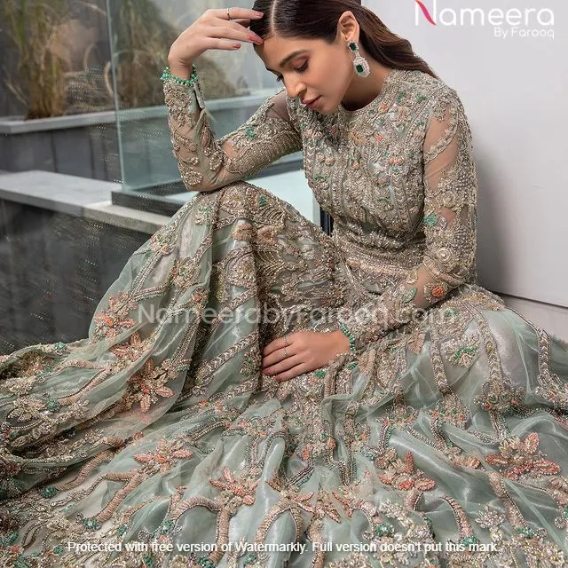 Embellished Gown Wedding Dresses in Pakistan #BN178