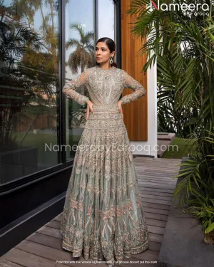 Embellished Gown Wedding Dresses in Pakistan #BN178