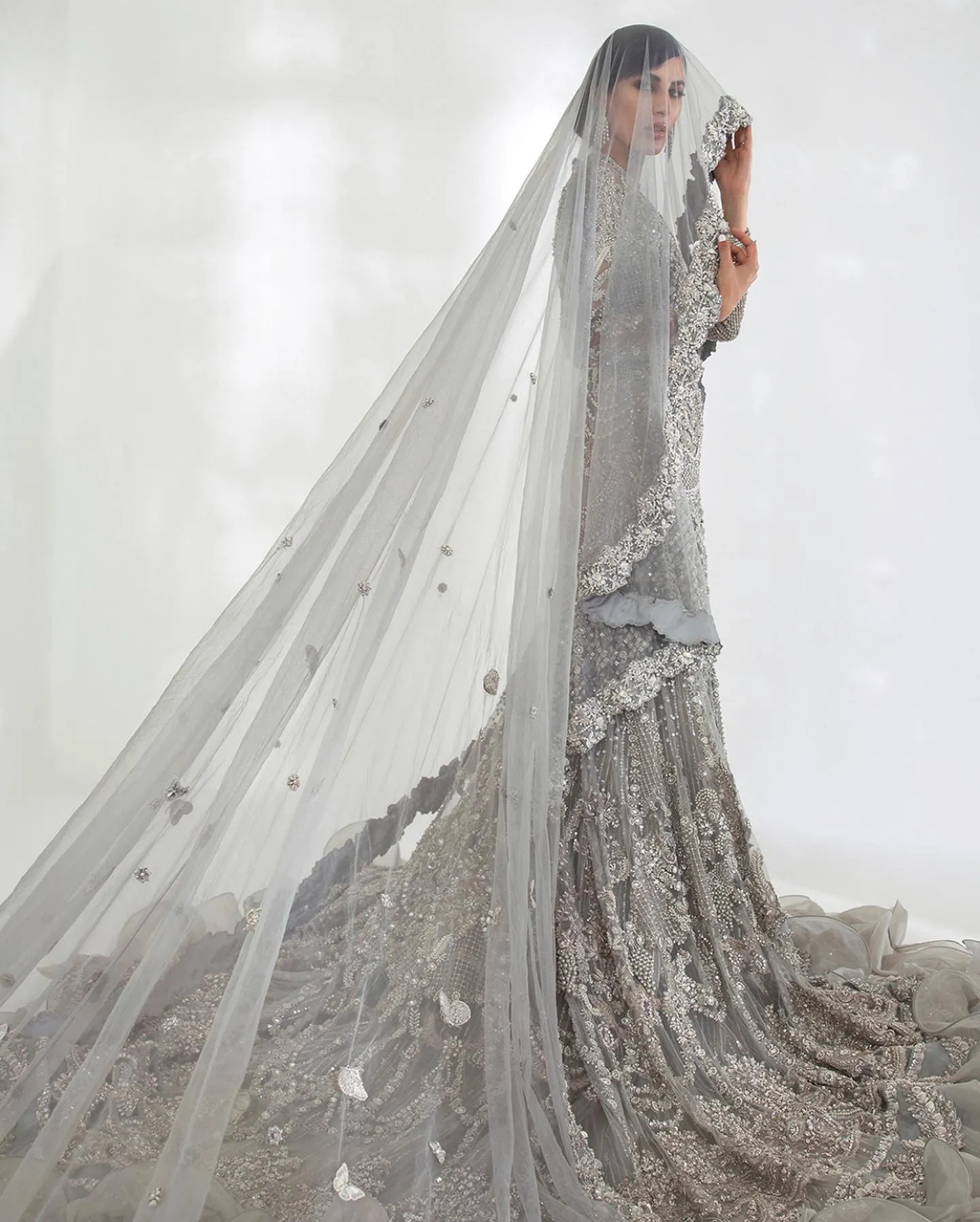 Embellished Heavy Bridal Lehenga Indian Bridal Wear