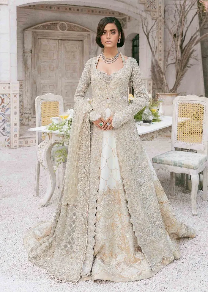 Embellished Indian Bridal Lehenga Front Open Gown #BN1159
