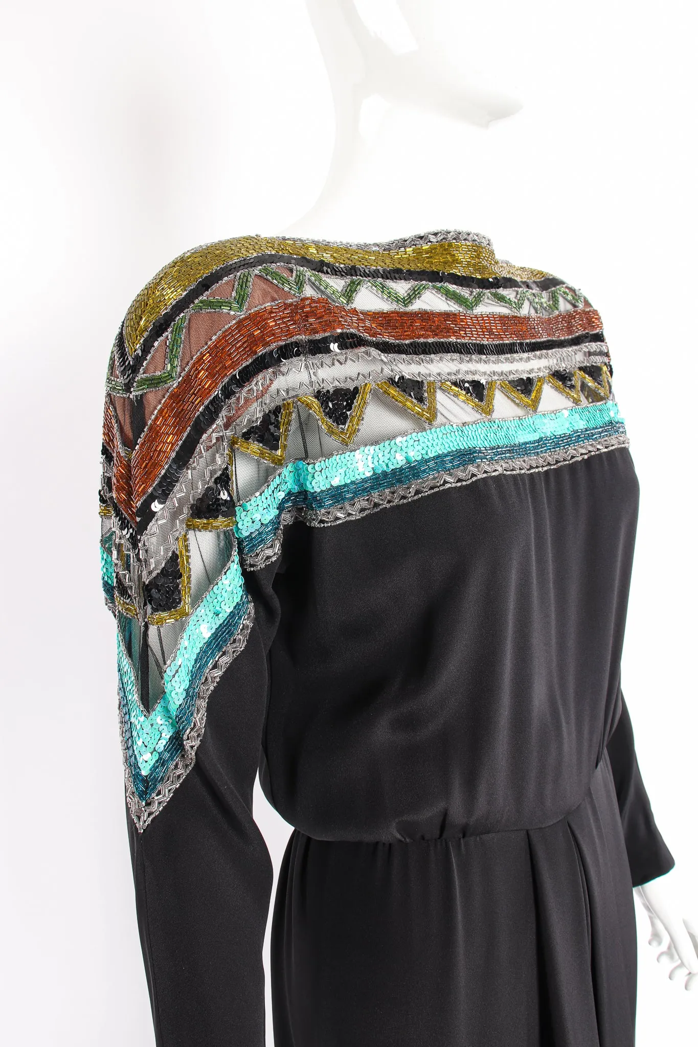 Embellished Yoke Gown