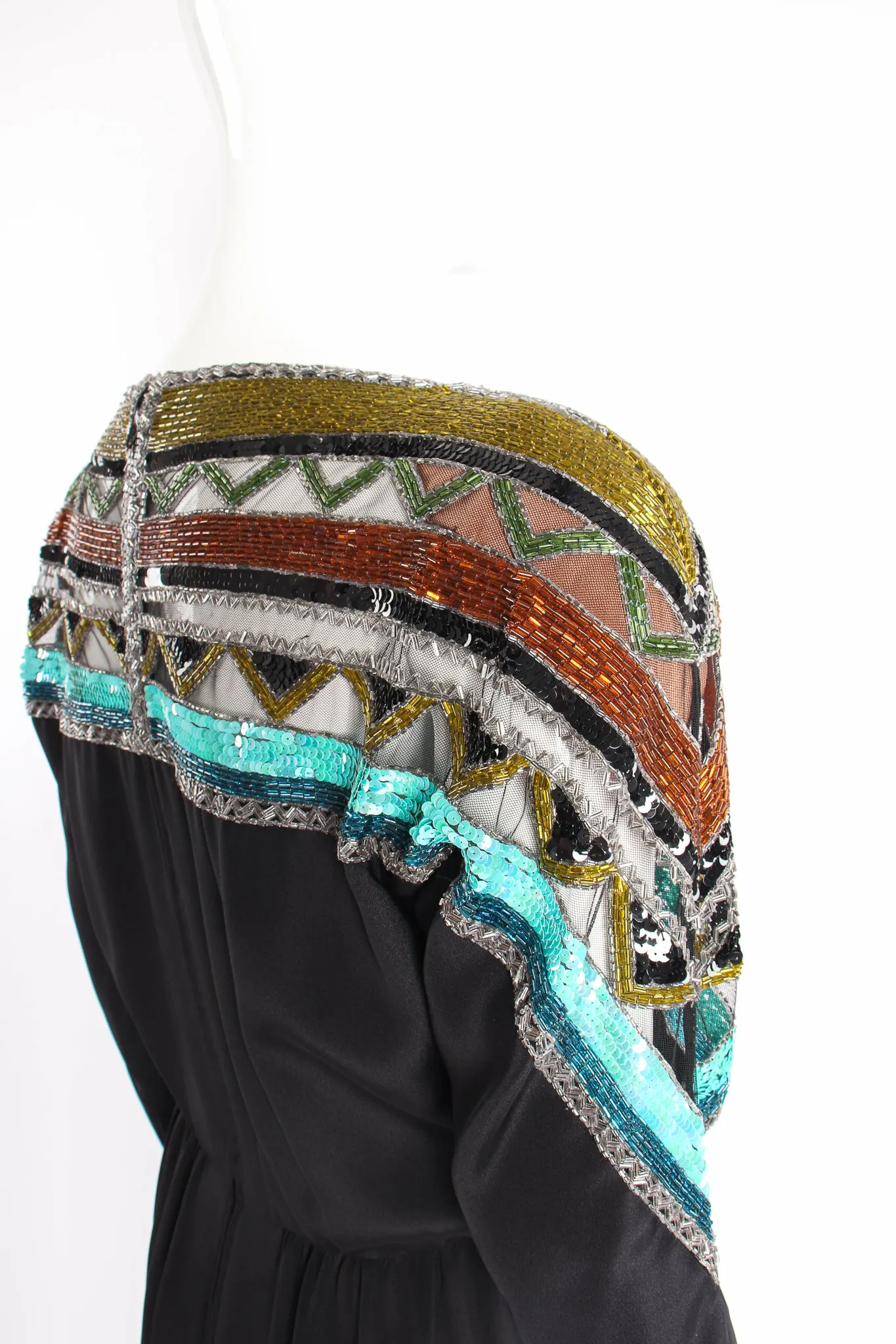 Embellished Yoke Gown