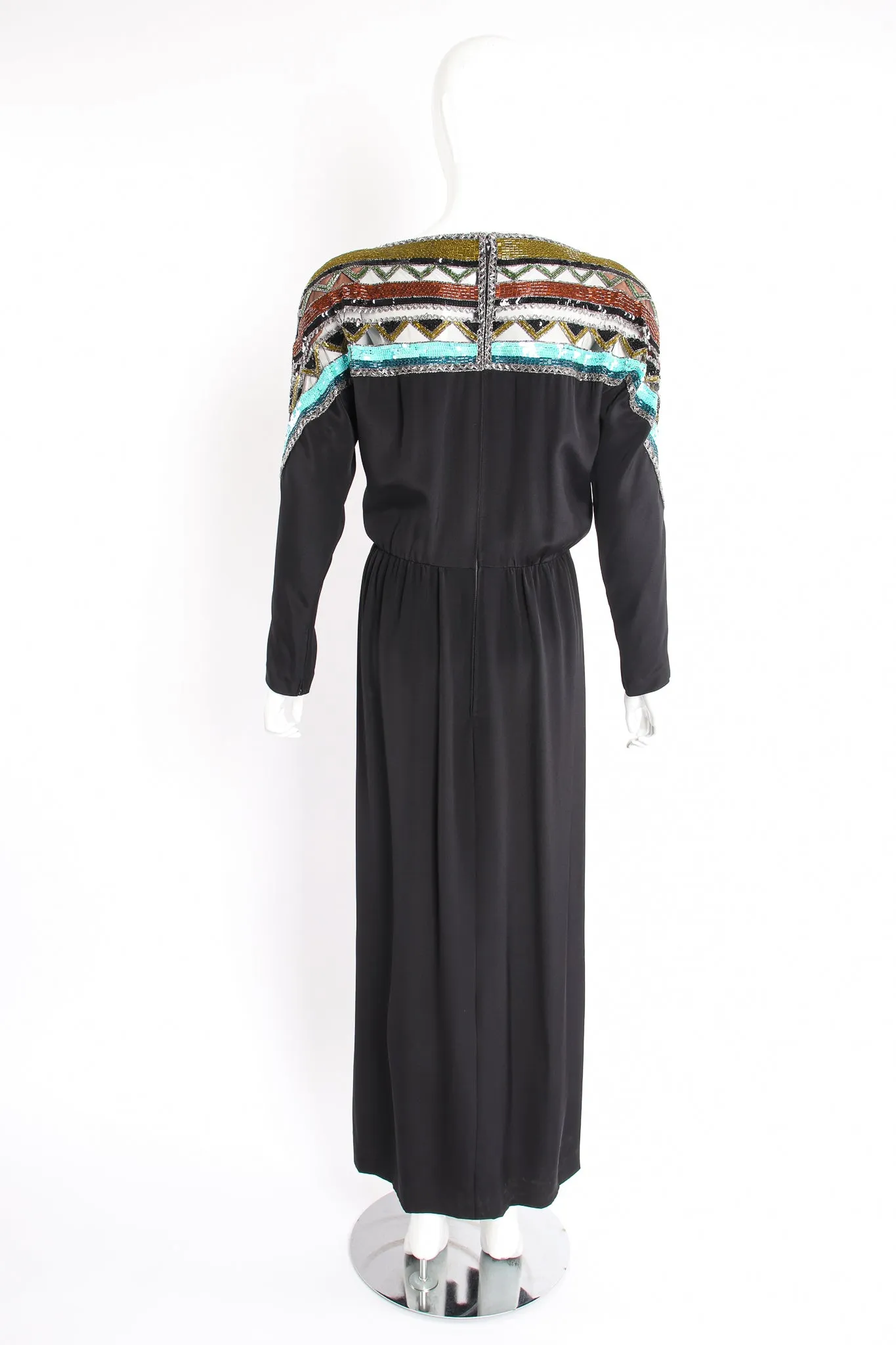 Embellished Yoke Gown