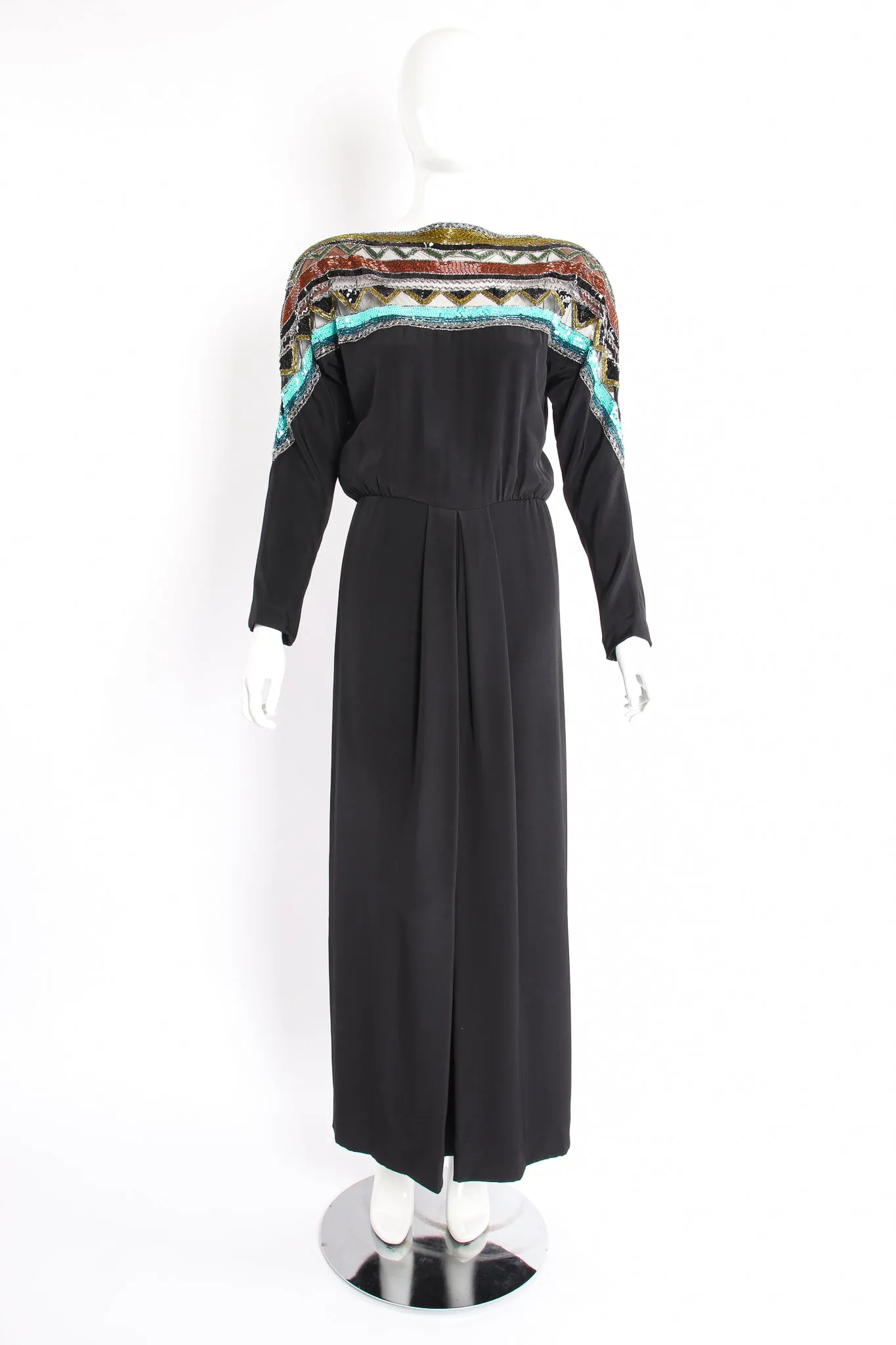 Embellished Yoke Gown