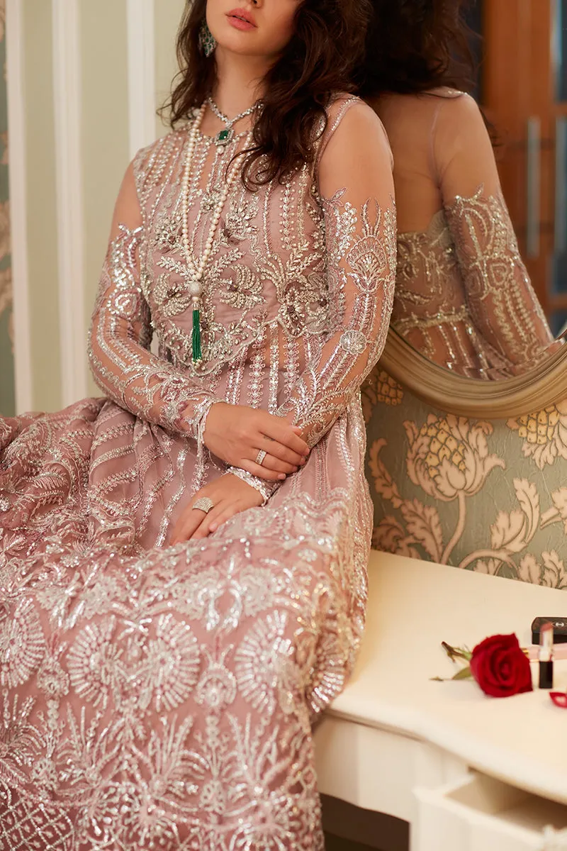 Embroidered Pakistani Wedding Dress in Sharara Style