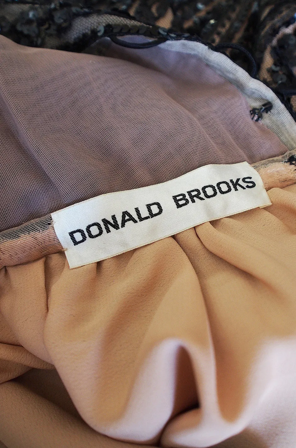 Exceptional 1960s Sequin Donald Brooks Dress