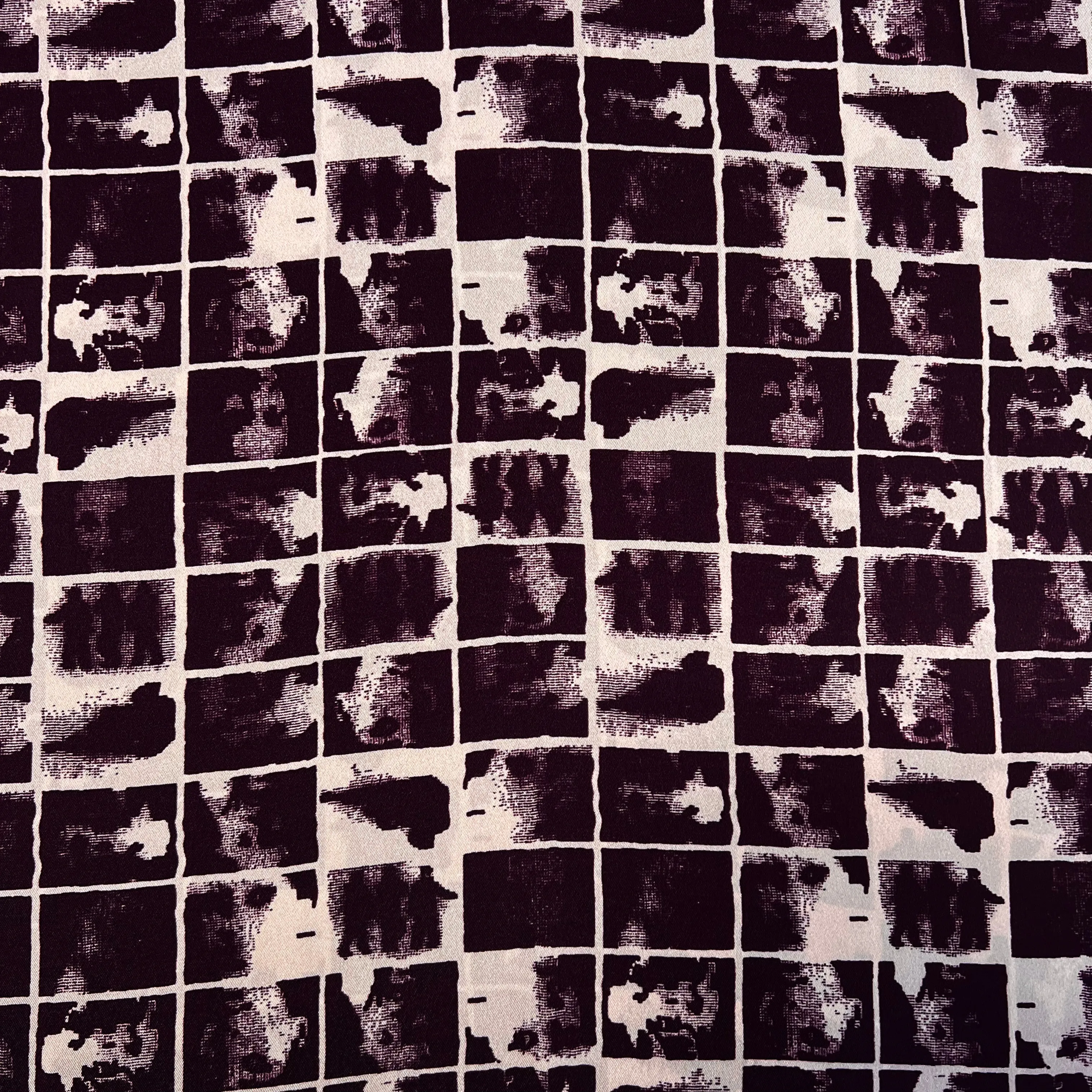 Faces Of Me Sateen Dress Fabric