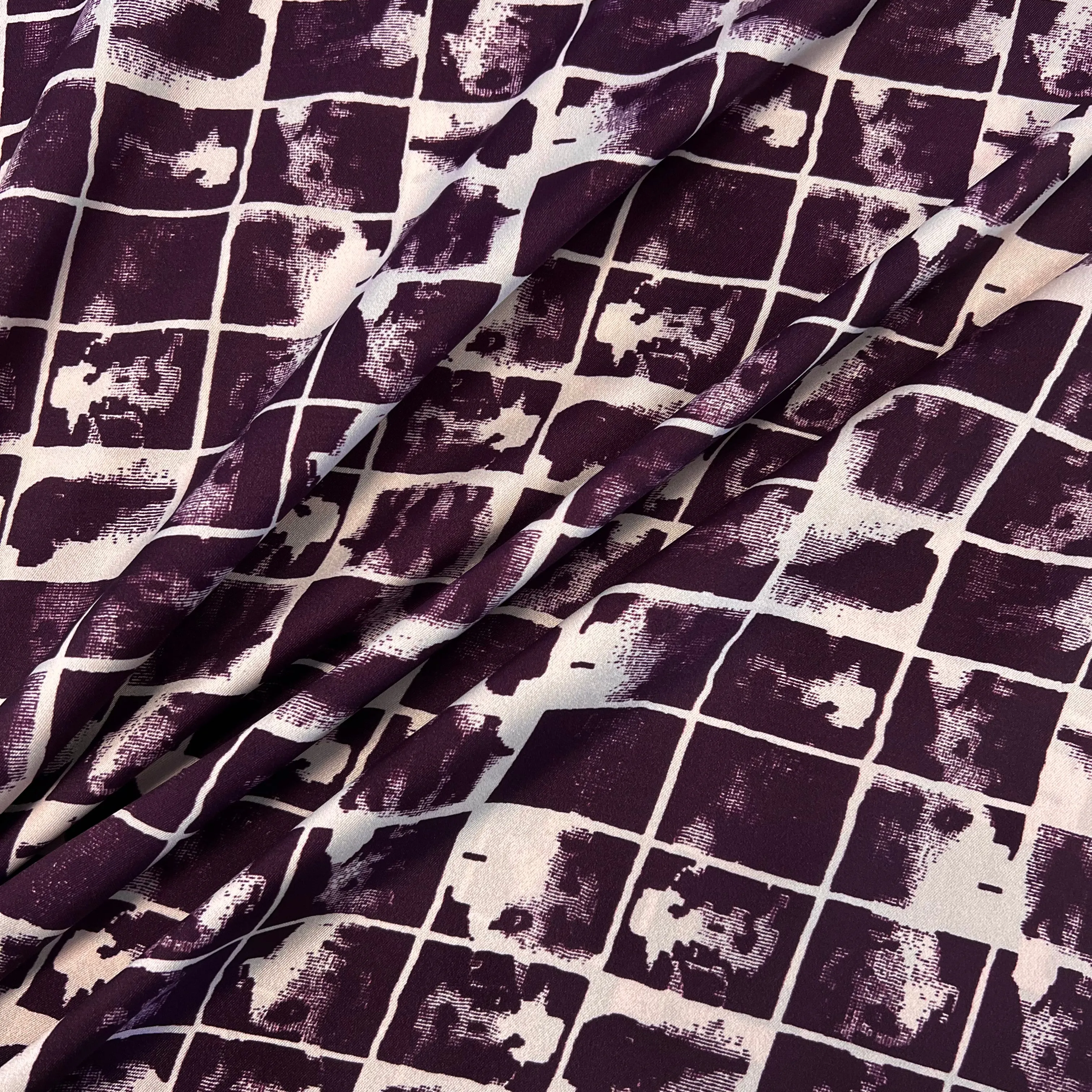 Faces Of Me Sateen Dress Fabric