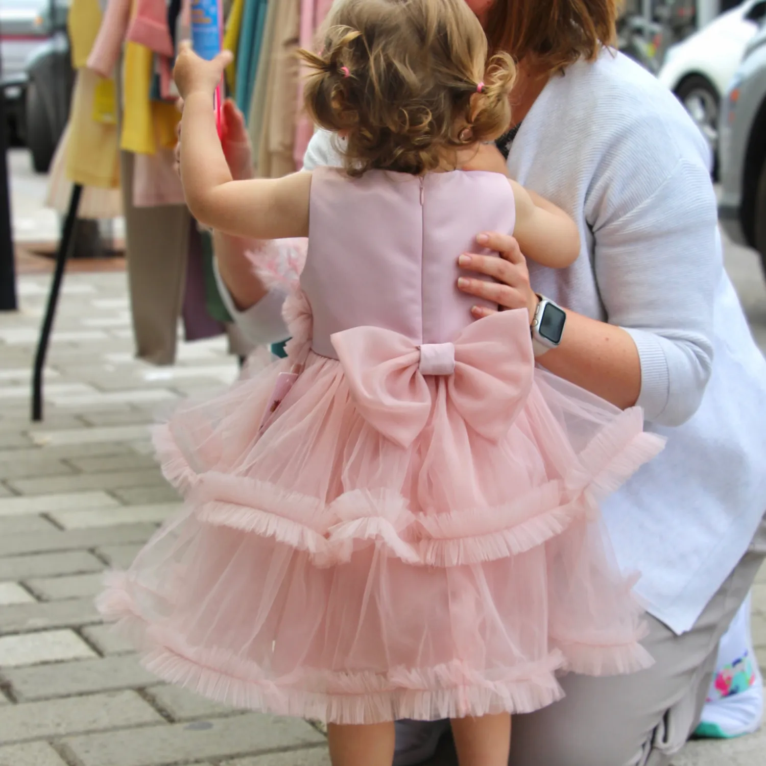 Feathers & Frills Baby Dress