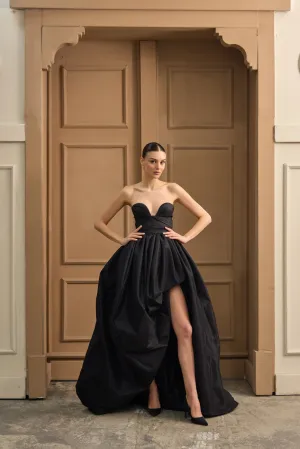 Felicia evening with slit