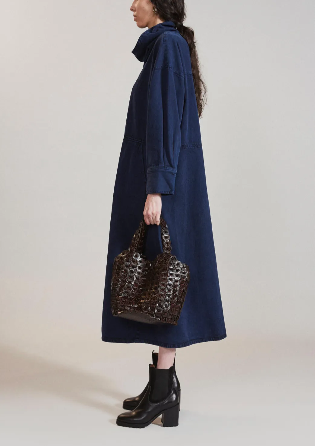 Felton Dress, Navy