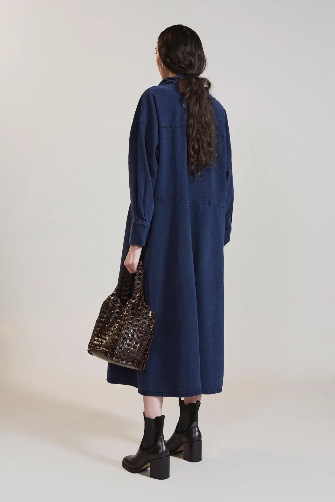 Felton Dress, Navy