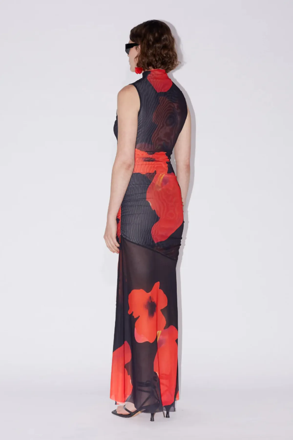 Floral Mesh Dress