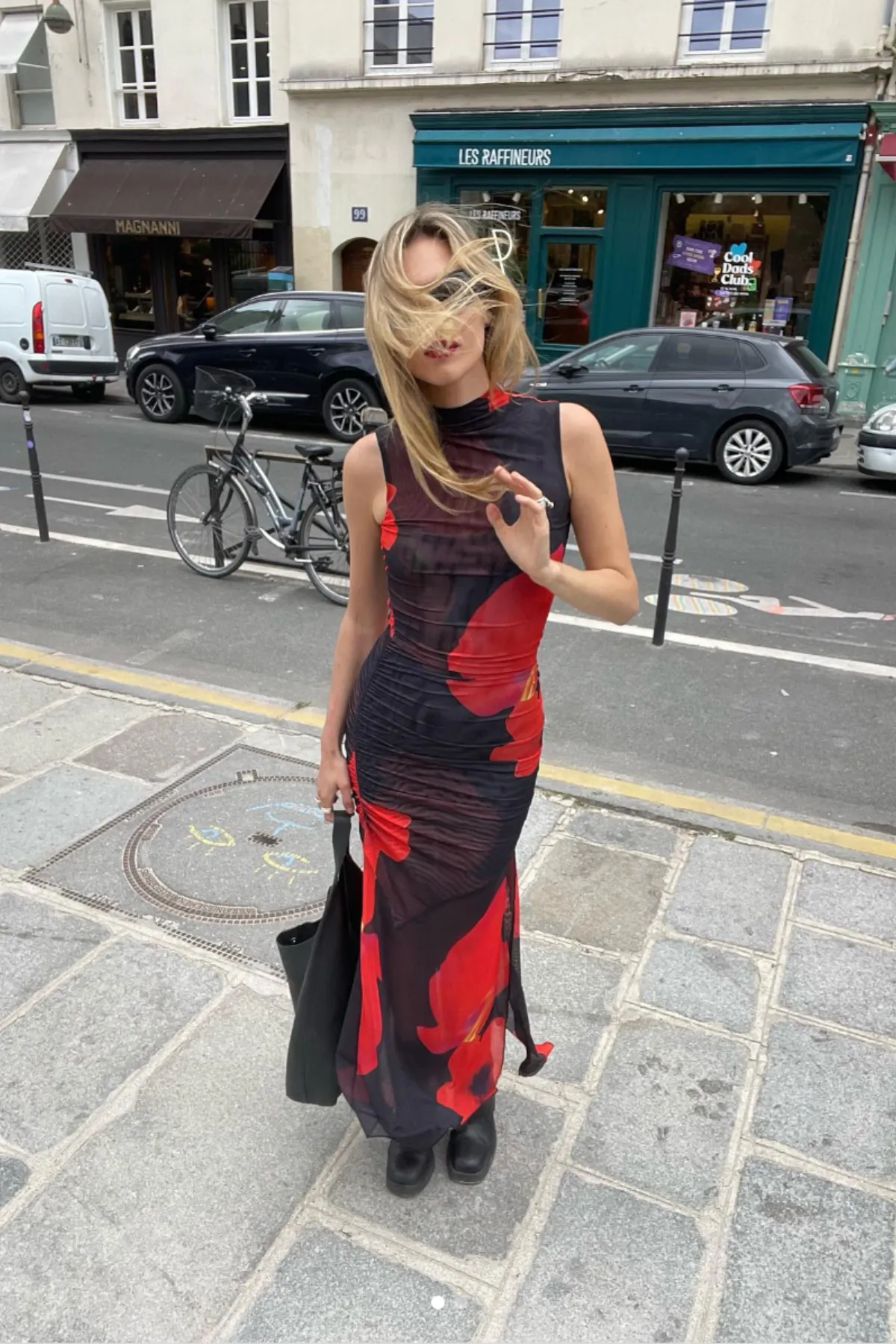 Floral Mesh Dress