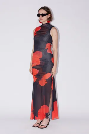 Floral Mesh Dress