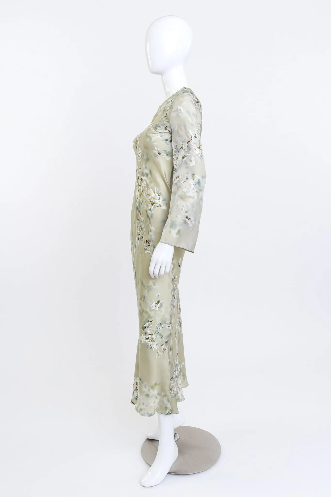 Flower Blossom Print Maxi Dress
