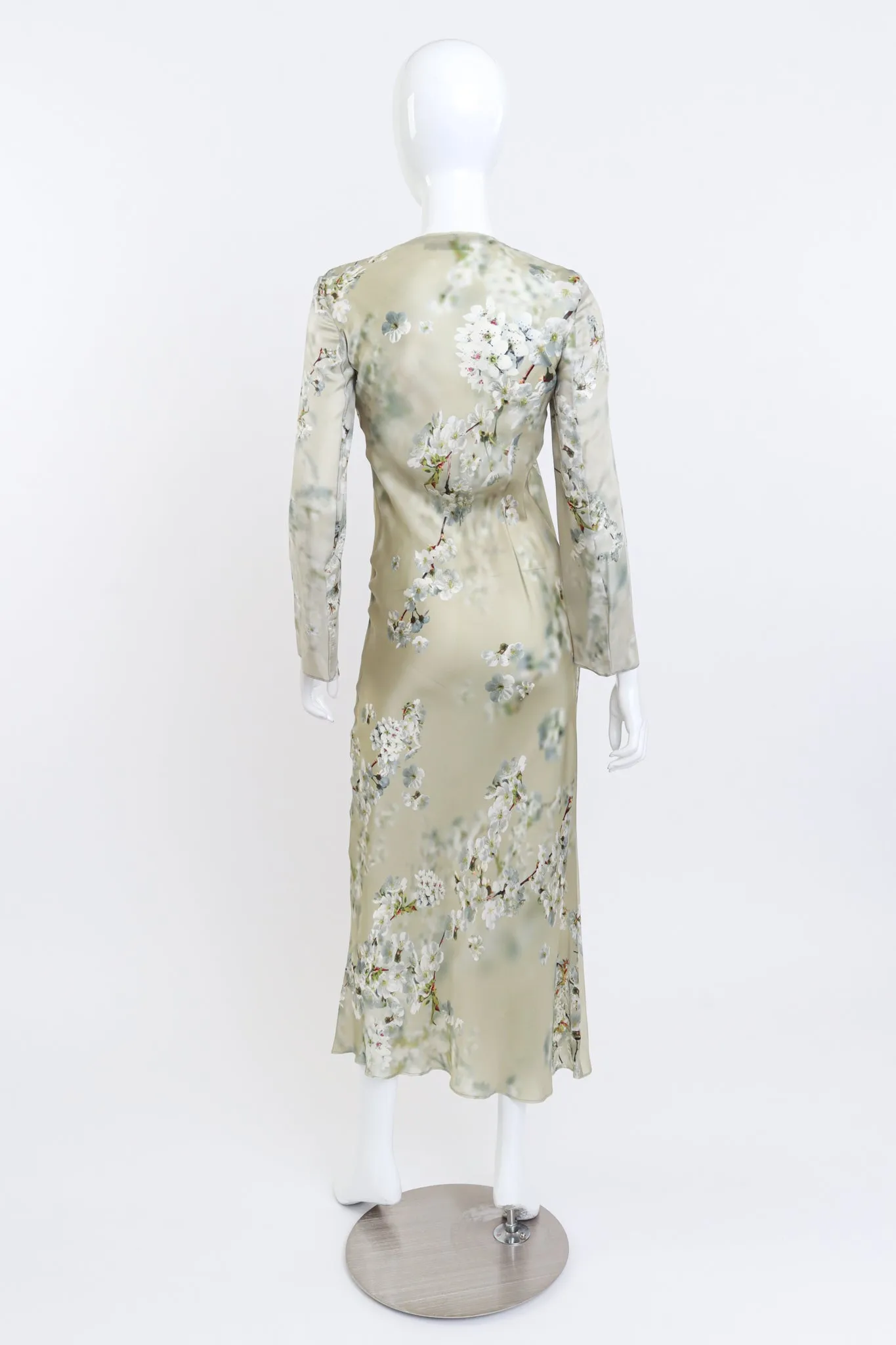 Flower Blossom Print Maxi Dress